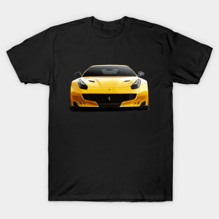 Ferrari F12 Berlinetta - Yellow T-Shirt